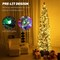Edge Collections - 9' - Green - Slim Pre-Lit Pencil Christmas Tree with Remote-Controlled LED Lights - 1 Piece